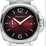 Panerai Luminor Due Burgundy Dial Ref PAM01539/OP7610 with Card