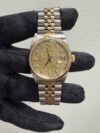 Rolex Datejust Gold Anniversary Diamond Dial Dial on Jubilee Ref 16233 with Papers  2000 - Image 2