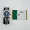Rolex Datejust Blue Index Dial on D Link Jubilee Ref 126300 with New Style Card White  2018 - Image 6