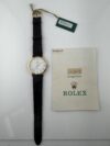 Rolex Cellini White Roman Dial on Leather Ref 4112/8 with Papers  1995 - Image 5