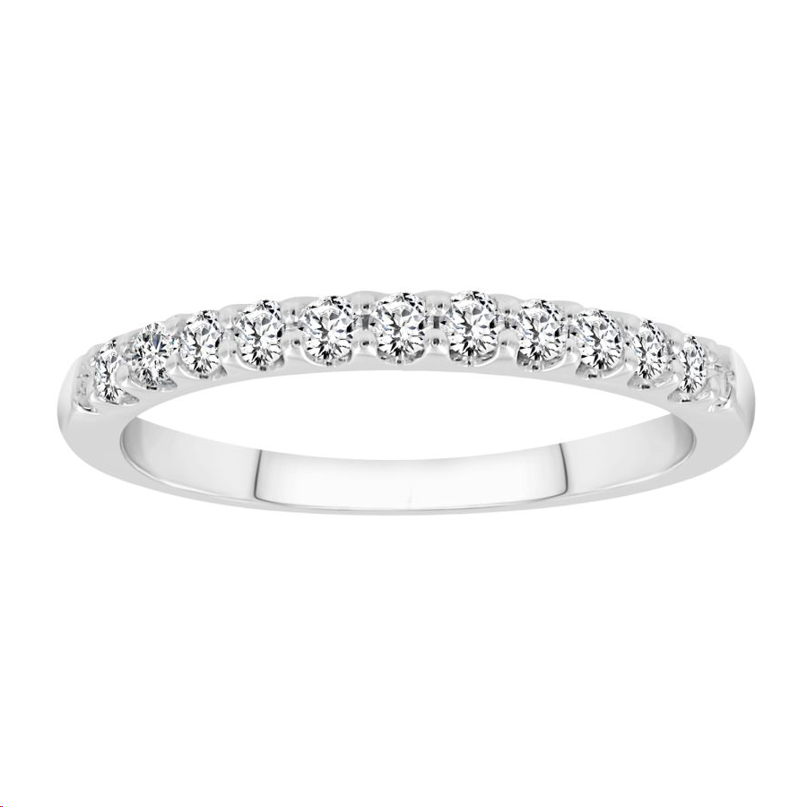 19060134_265956W-30183.jpg.jpg LADIES BAND 0.33CT ROUND DIAMOND 14K WHITE GOLD - Image 1