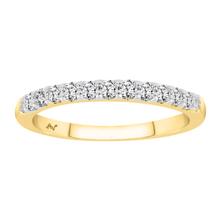 19060137_265956Y-A-30193.jpg.jpg LADIES BAND 0.33CT ROUND DIAMOND 14K YELLOW GOLD (SI QUALITY) - Image 1
