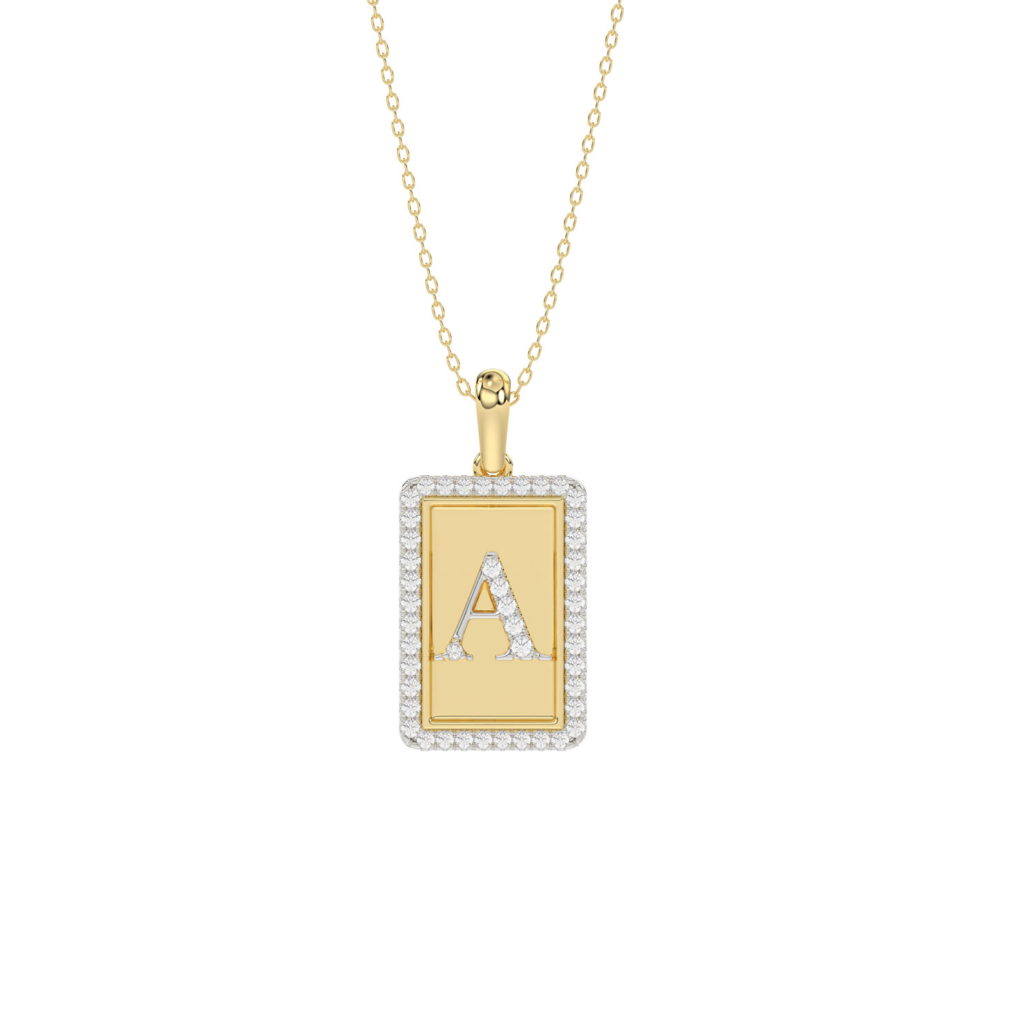 19061321_359319Y-5012498.jpg.jpg LADIES PENDANT 0.20CT ROUND DIAMOND 10K YELLOW GOLD - Image 1