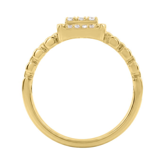 0.50Ct Round Diamond Men’S Ring In 10K Yellow Gold Luxury Men’S Jewelry - Image 2