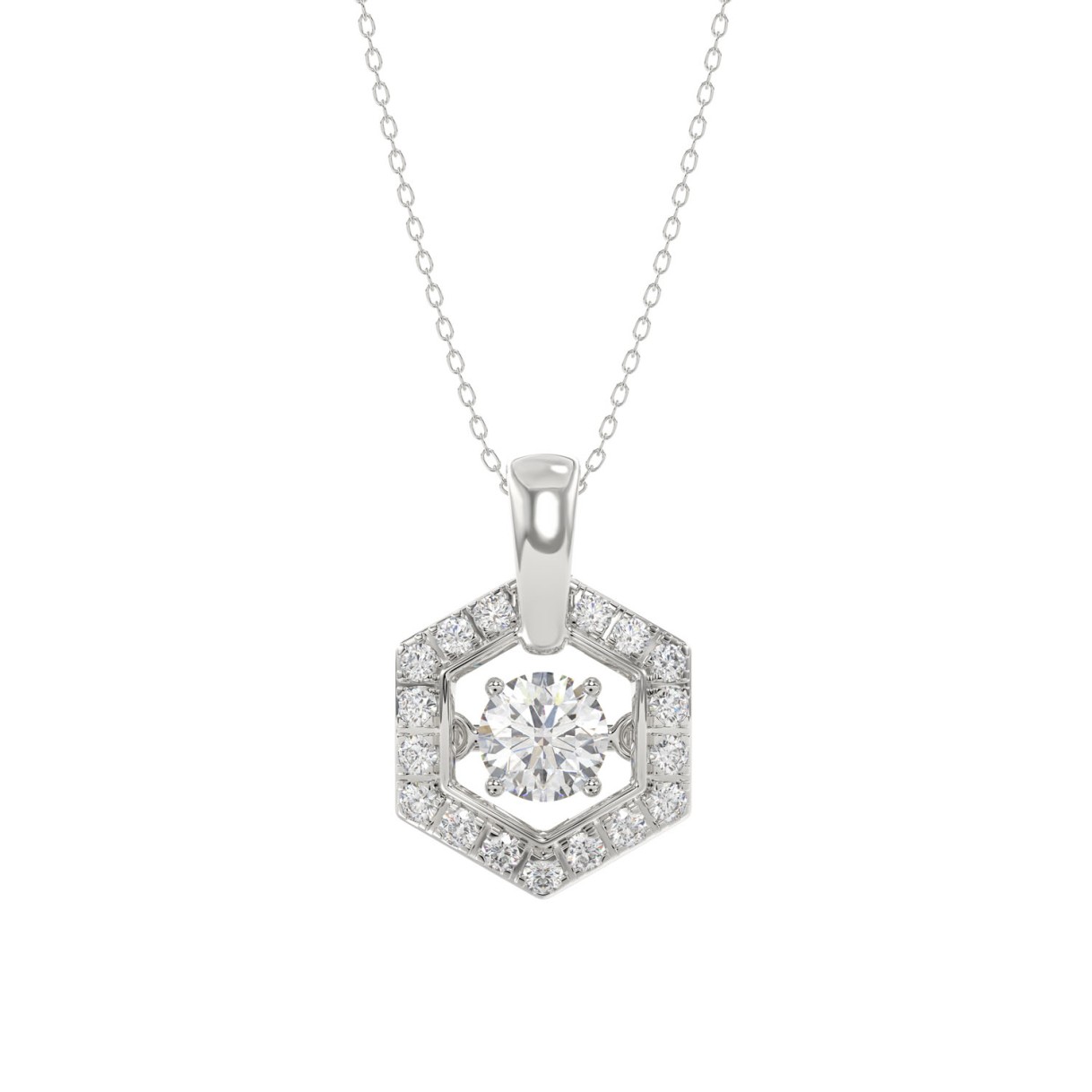 19061639_EC-118114W-1218x1218.jpg.jpg LADIES DANCING DIAMOND PENDANT WITH CHAIN 1/2CT ROUND DIAMOND 14K WHITE GOLD (CENTER STONE ROUND DIAMOND 1/3CT) - Image 1