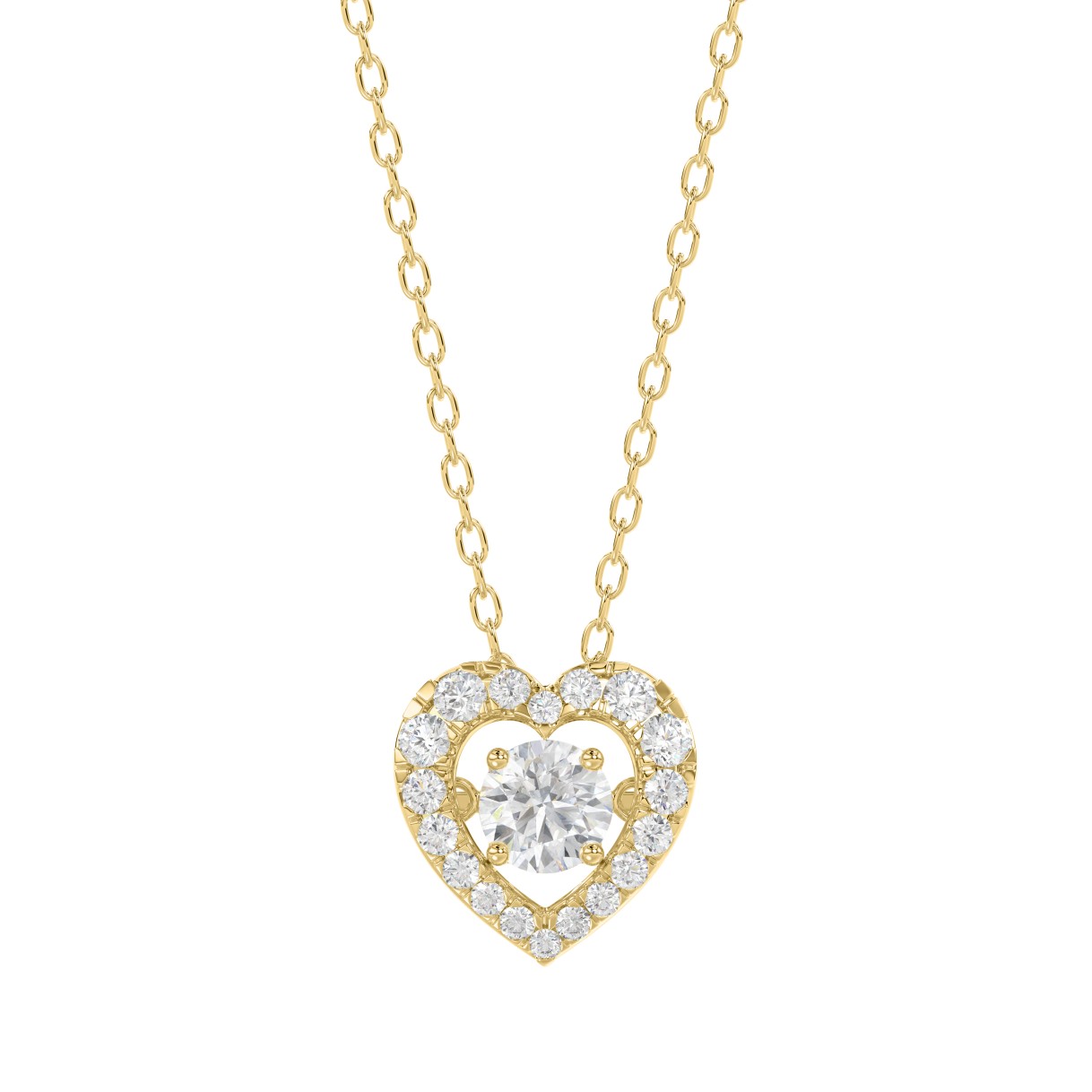 19061641_EC-118184Y-1218x1218.jpg.jpg LADIES DANCING DIAMOND PENDANT WITH CHAIN 3/4CT ROUND DIAMOND 14K YELLOW GOLD (CENTER STONE ROUND DIAMOND 1/2CT) - Image 1