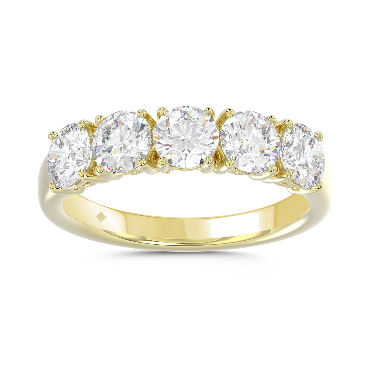 19061884_EC-122426Y-1218x1218.jpg.jpg 14K YELLOW GOLD 2.00CT ROUND DIAMOND LADIES BAND - Image 1