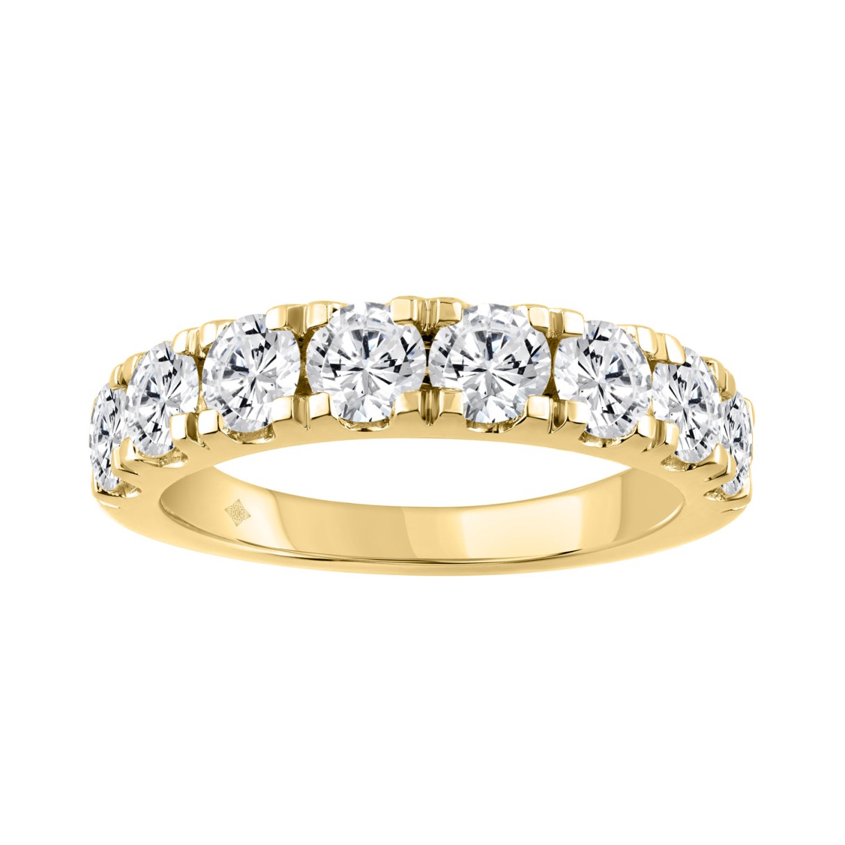 19061885_EC-134913Y-1218x1218.jpg.jpg 14K YELLOW GOLD 2.00CT ROUND DIAMOND LADIES BAND - Image 1