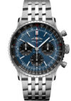 Breitling Navitimer B01 Chronograph Blue Dial on Bracelet Ref AB0139241C1A1 with Card  2025