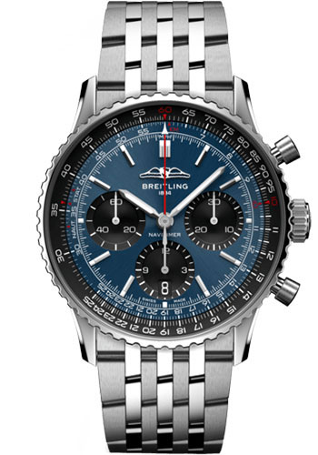 19080895_gelu5jmu4ebt5zmfzzzxjzrpfll8.jpg Breitling Navitimer B01 Chronograph Blue Dial on Bracelet Ref AB0139241C1A1 with Card 2025 - Image 1