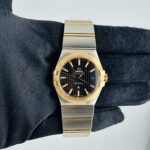 Omega Constellation Black Dial Ref 123.20.35.20.01.001