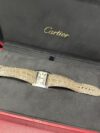 Cartier Tank Divan Silver Dial on Leather Ref 2612 with Papers - Image 5