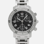 Hermes Clipper Diver Chronograph Black  Dial Ref CL2.910
