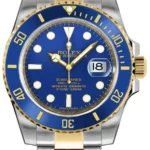 Rolex Submariner Blusey Blue Dial on Oyster Ref 116613LB with New Style Card White  2016