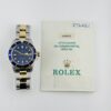 Rolex Submariner Blue Dial on Oyster Ref 16803 with Papers  1988 - Image 6