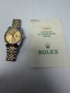 Rolex Datejust Champagne Stick Dial on Jubilee Ref 16233 with Papers  1990 - Image 5