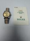Rolex Datejust Champagne Stick Dial on Jubilee Ref 16233 with Papers  1991 - Image 5