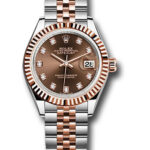 Rolex Datejust Lady Chocolate Diamond Dial on Jubilee Ref 279171 with New Style Card White  2016