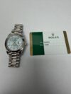 Rolex Day-Date 40 Ice Blue Diagonal Motif Index Dial on President Ref 228206 with New Style Card White  2019 - Image 6