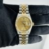 Rolex Datejust  Champagne Stick Dial on D Link Jubilee Ref 16013 - Image 2