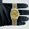 Rolex Datejust Champagne Stick Dial on D Link Jubilee Ref 16233 with Papers  1994 - Image 2