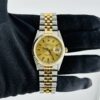 Rolex Datejust Champagne Stick Dial on D Link Jubilee Ref 16233 with Papers  1991 - Image 2