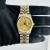 Rolex Datejust Champagne Stick Dial on D Link Jubilee Ref 16233 - Image 2