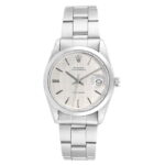 Rolex Oysterdate Precision Silver Linen Dial on Oyster Ref 6694