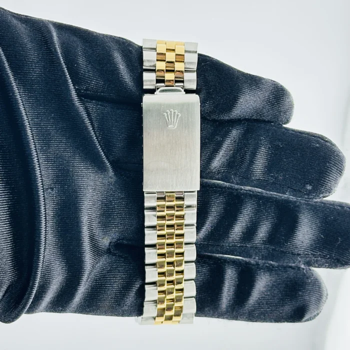 Rolex Datejust Champagne Stick Dial on D-Link Jubilee Bracelet Ref. 16013 - Image 4