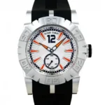 Roger Dubuis Easy Diver Silver Dial on Rubber Ref RDDBSE0256