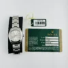 Rolex Oyster Perpetual Silver/Pink Markers Dial on Oyster Ref 177200 with Card Old Green  2008 - Image 6