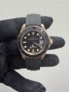 Rolex Yacht-Master 37 Matt Black Dial on Oysterflex Ref 268655 with New Style Card White  2018 - Image 2