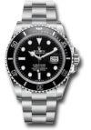 Rolex Submariner Black Dial on Oyster Ref 126610LN with New Style Card Green  2021