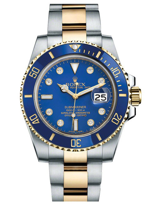19138553_g1tfxg6tsry893nl4qvxwapzd0gj.jpg Rolex Submariner Blue Dial on Oyster Ref 116613LB with New Style Card White 2017 - Image 1