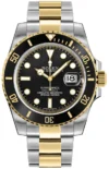 Rolex Submariner Black Dial on Oyster Ref 116613LN with New Style Card White  2016