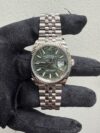 Rolex Datejust Olive Green Palm Motif Dial on Jubilee Ref 126234 with New Style Card Green  2022 - Image 2