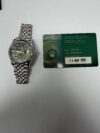 Rolex Datejust Olive Green Palm Motif Dial on Jubilee Ref 126234 with New Style Card Green  2022 - Image 5