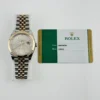 Rolex Datejust 41 Sundust Index Dial on Oyster Ref 126331 with New Style Card White  2019 - Image 7