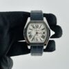 Cartier Roadster Silver Roman Dial on Leather Ref 3312 - Image 2