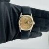Rolex Day-Date Champagne Diamond Factory Dial on Am Leather Ref 18239BIC - Image 2