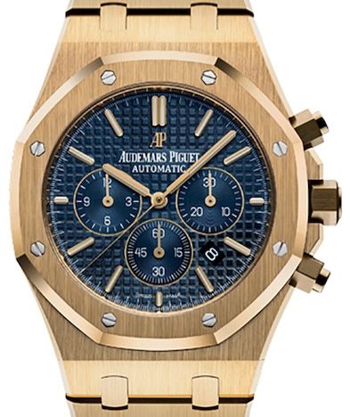 19138593_g0awwka39frp0w6kedciqqhgc8bz.jpg Audemars Piguet Royal Oak Chronograph Blue Dial on Bracelet Ref 26320BA.OO.1220BA.02 with Papers 2016 - Image 1