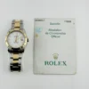 Rolex Datejust Turn-o-Graph White Dial on Oyster Ref 116263 with Papers  2004 - Image 6
