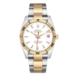 Rolex Datejust Turn-o-Graph White Dial on Oyster Ref 116263 with Papers  2004