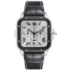 Cartier Santos XL Silver Roman Dial on Leather  Ref 4183/WSSA0017 with Card  2021