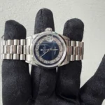 Rolex Datejust Blue Myriad Diamond Dial on President Ref 68246MG