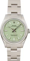 Rolex Oyster Perpetual Pistachio Dial on Oyster Ref 277200 with New Style Card Green  2025