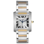 Cartier Tank Francaise Silver Roman Dial Ref 2302