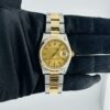 Rolex Datejust Champagne Stick Dial on Oyster Ref 16203 with Papers  2002 - Image 2