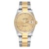 Rolex Datejust Champagne Stick Dial on Oyster Ref 16203 with Papers  2002