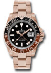Rolex GMT-Master II "Root Beer" Black Dial on Oyster Ref 126715CHNR with New Style Card Green  2022